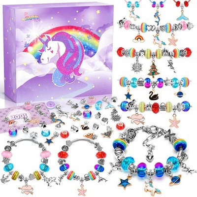 Armband Bastelset für Mädchen, Bettelarmband Bastelset, Geschenke für Teenager Mädchen