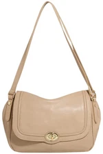 American Leather Co. Reni Glove Shoulder Bag Macadamia
