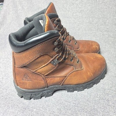 Rocky Alpha Force 6  RKK0190 Brown Steel Toe Boot Size Mens 11 W