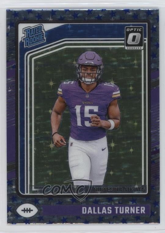 2024 Panini Donruss Optic Rated Rookie Stars Prizm Dallas Turner #224 1k9t