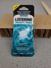 Listerine Ready! Tabs Chewable Mint Tablets Clean Mint Flavor 8 ct. Discontinued