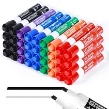 Dry-Erase Markers - 36 Counts, Chisel Tip Whiteboard Markers for Office/Schoo...
