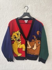 Vintage 90&rsquo;s Disney Kids The Lion King Cardigan Size XL 12/14