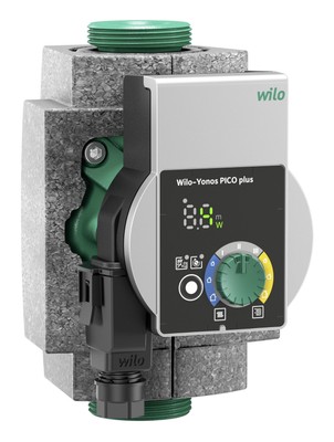 WILO Nassläufer-Umwälzpumpe Yonos Pico Plus 30/1-8, 230 V, 50/60 Hz, 10 bar