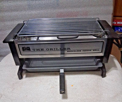 VTG Regal The Griller Smokeless Indoor Grill - Toaster Broiler 10X6 Open Grill