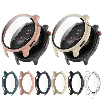 Für Amazfit GTR4/GTR4 pro Gehärtetes Glas Bildschirmschutz Uhren Schutzhülle