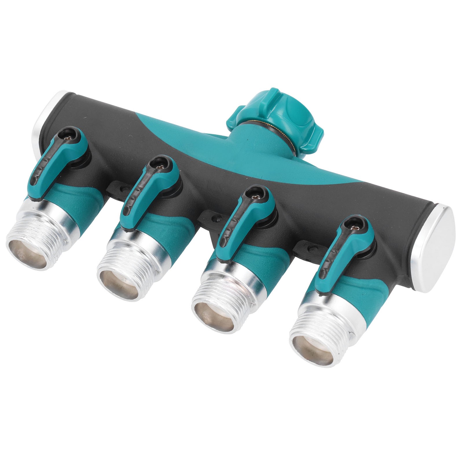 4 Way Hose Splitter Durable Water Distribution Valve For Garden Lawns Trending