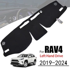 Dash Cover Mat Dashmat Dashboard Cover Black For Toyota RAV4 XA50 2019-2024 