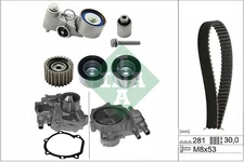 INA 530 0563 30 Water Pump & Timing Belt Kit for Subaru