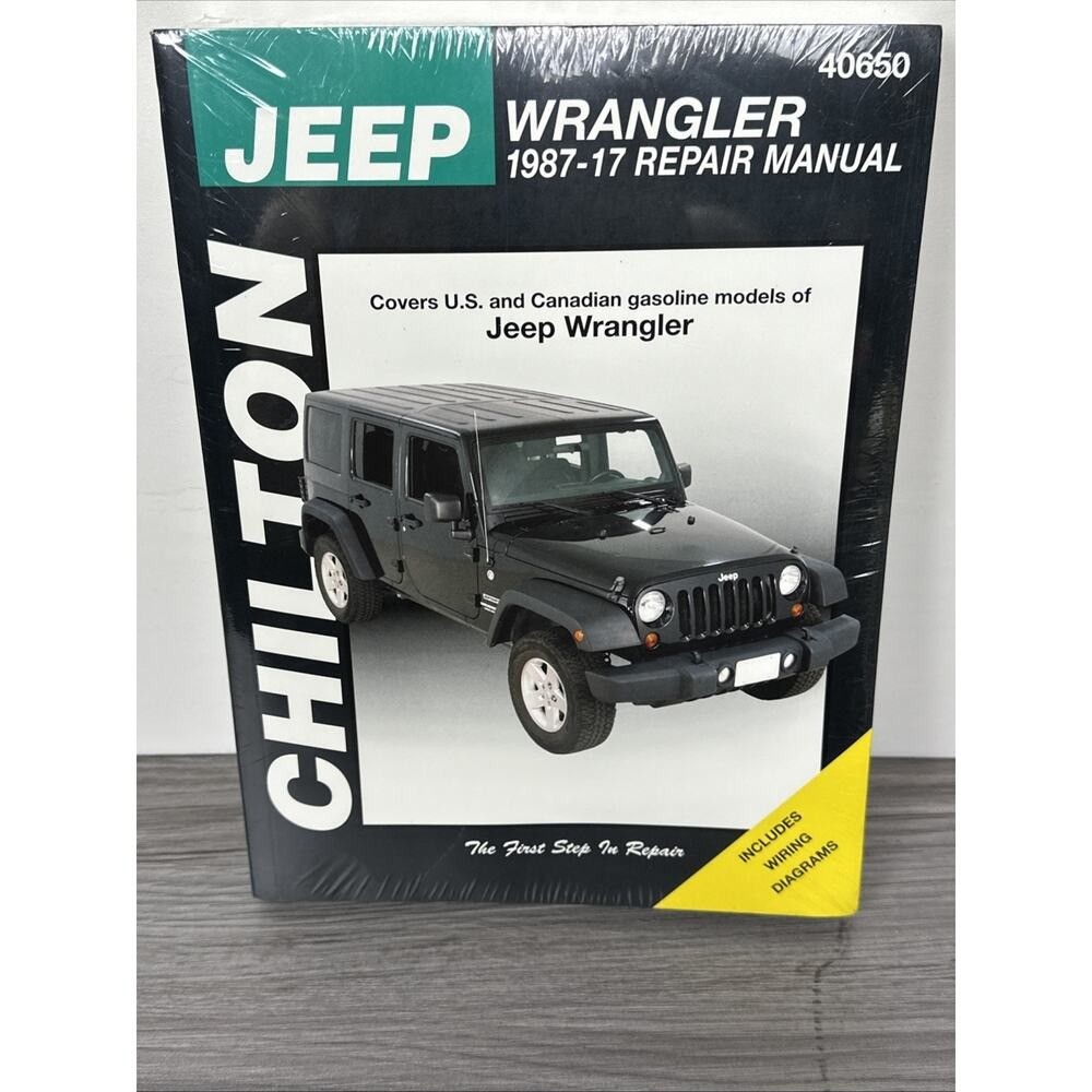 WRANGLER JEEP SHOP MANUAL SERVICE REPAIR CHILTON BOOK 1987-2017