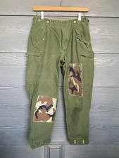 Vintage 70s 1974 Swedish Military Pants Trousers 32 X 30 C50 Norsel 3 Crown