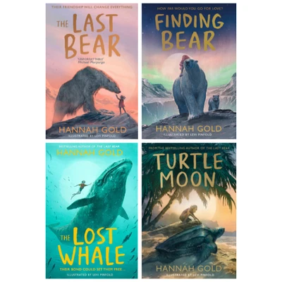 Hannah Gold 4 Book Collection Set - NEW (Free P+P) The Last Bear, Lost Whale