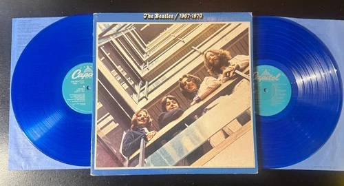 Beatles 1967-1970 Limited Edition Blue Vinyl LP - 1978 - Capitol SEBX-11843 VG+