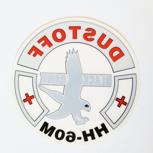 Dustoff HH-60M Decal Sticker Reverse Print Window Military