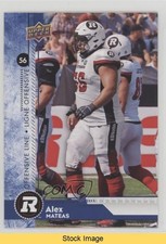 2018 Upper Deck CFL Blue Alex Mateas #10 READ r6v