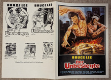 Bruce Lee - Der Unbesiegte - original Werberatschlag Karate / Kung Fu