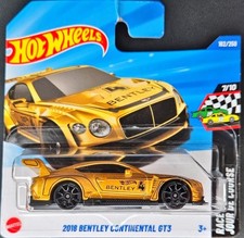 Hot Wheels - 2018 Bentley Continental GT3 - Gold - HW Race Day 2025 - JBC18