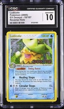 CGC 10 GEM MINT Ludicolo 2005 EX Deoxys 10/107 Reverse Holo Stamped Pokemon Card