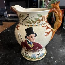 CROWN DEVON 1930s Fieldings Pottery Musical JOHN PEEL Jug - Excellent Condition 