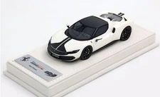Ferrari 296 Setup Fiorano Bianco Fuji Matte Black Roof 1:43 BBRC265BOL25 BBR