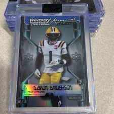 Wild Card Fantasy Football Atompunk Aaron Anderson Rookie 2/3 #FAPBL5-AA. rookie card picture