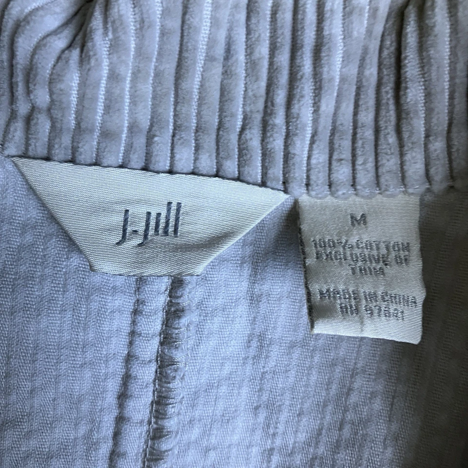 Chaqueta para mujer Jill mediana beige pana manga larga con botones Foto 3 de 4