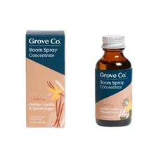 Grove Co. Room Spray Concentrate Comforting Golden Vanilla & Spiced Sugar NEW 