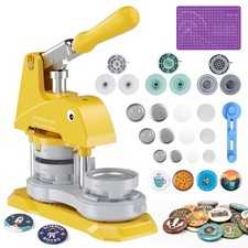Button Maker Machine 3 Sizes, DIY Pin Maker Machine 1 1.25 2.25 inc... Fast Ship