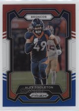 2023 Panini Prizm Red White & Blue Prizm Alex Singleton #84 0b7v