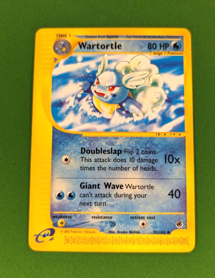 POKEMON TCG - Wartortle - Expedition - 92/165 - Non Holo Uncommon - NM
