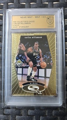 Upper Deck 1998-99 UD Choice Starquest Gold Corliss Williamson SQ23 /100 GS 8.5