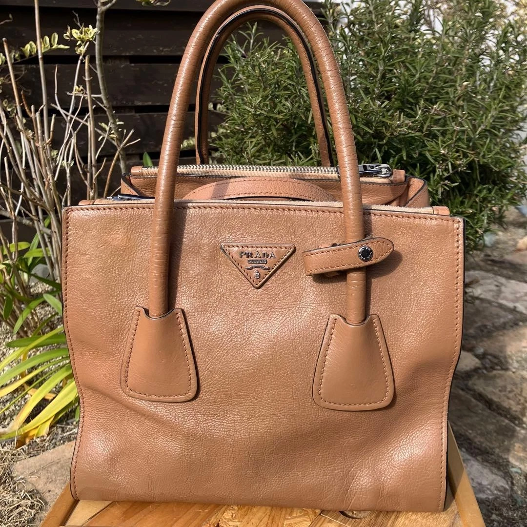 PRADA Brown Nylon Exterior Bags & Handbags for Women for sale | eBay