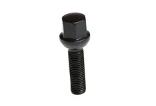 LONGER WHEEL BOLTS STUDS BLACK - 40mm extended bolt 12x1.5 BALL for VW BENZ AUDi
