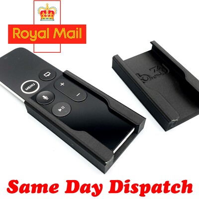 Apple TV Remote Control Holder Wall Free P&P No Tools