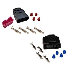 Stecker 4-polig Reparatursatz f&uuml;r VW 1J0973724 1J0973824 Steckverbindung Crimp