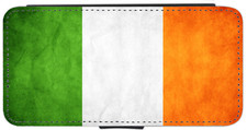 Ireland/Irish National flag Grunge iPhone/Pixel/Galaxy Printed Flip/Wallet Case