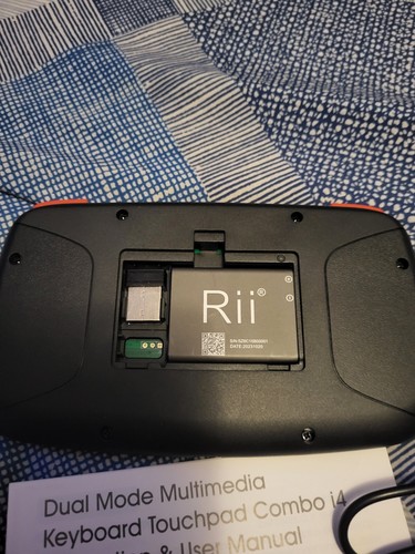 RII Dual Mode Multimedia Keyboard Touchpad Combo I4 - Like New - Picture 4 of 4