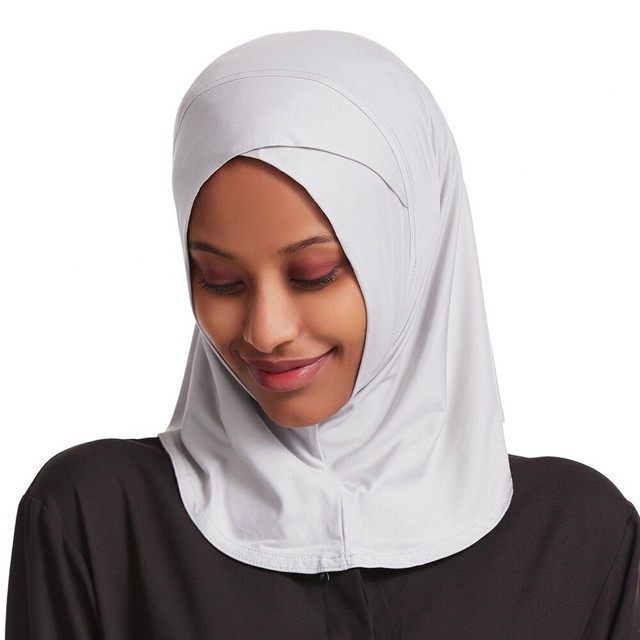 Muslim Women Hijab Cap Islamic Under Scarf Shawls Head Wraps Hats ...