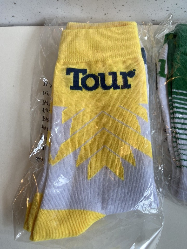 3 x Pairs Of Tour De France Socks Size Large.....Brand New eBay