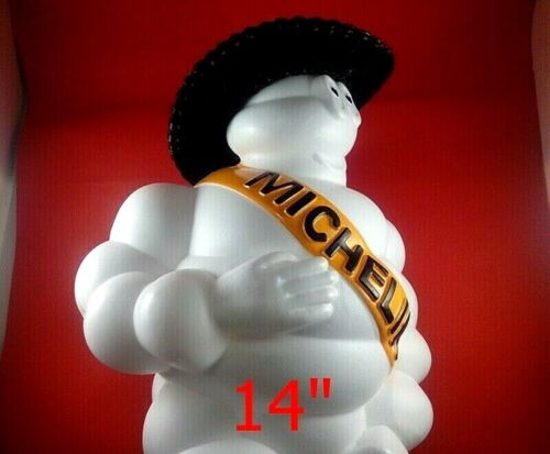 14" MICHELIN MAN FIGURKA LALKI BIBENDUM KOLEKCJONERSKA REKLAMA OPONA, DEKORACJA CIĘŻARÓWKI - Zdjęcie 3 z 101