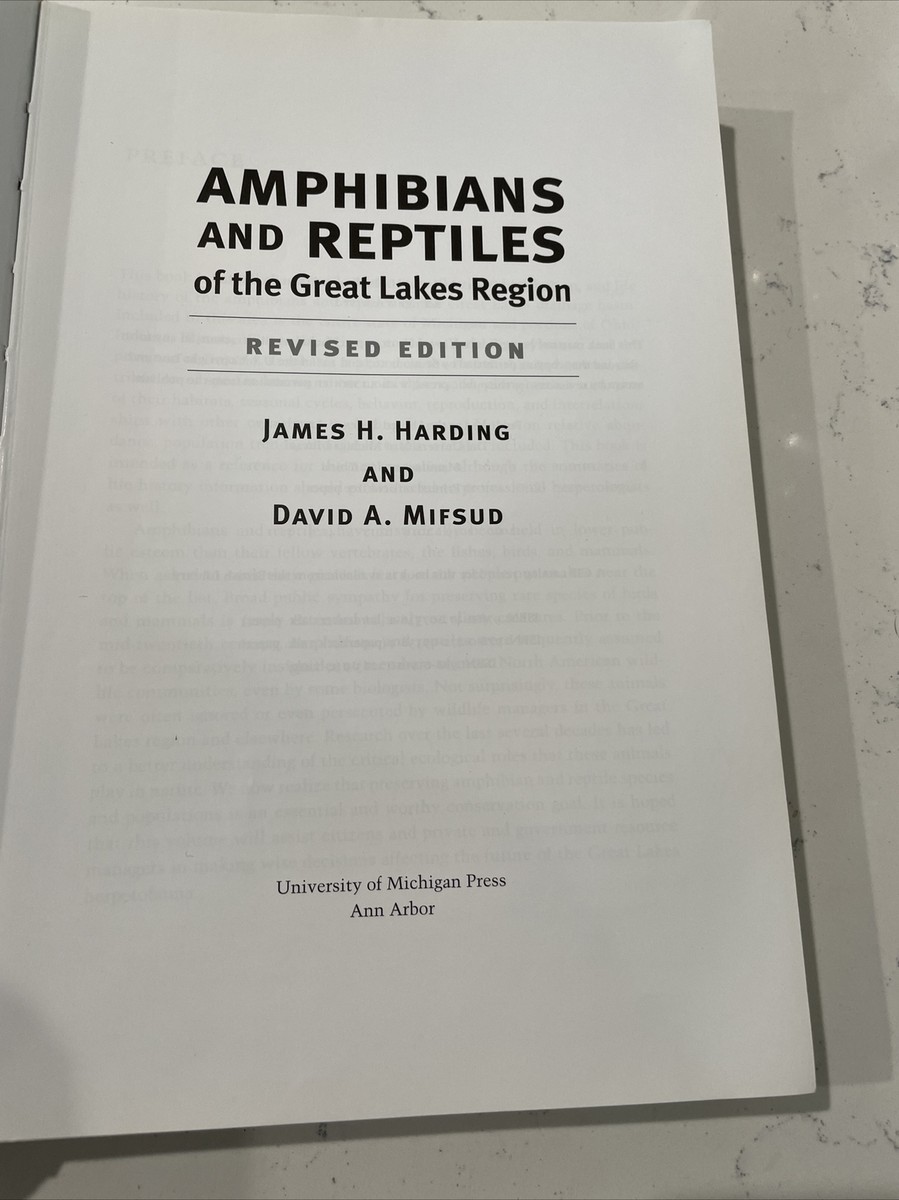 Amphibians Reptiles of Great Lakes Harding Mifsud 2017 PB