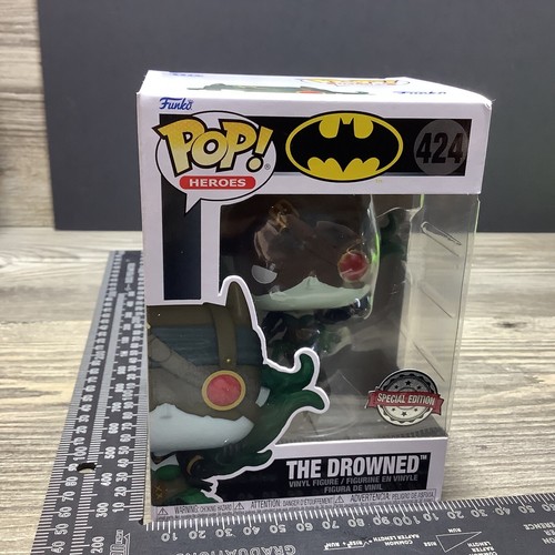 Figura Vinilo Verde The Drowned DC Batman Edición Especial Nº 424 Funko Pop Heroes - Imagen 9 de 11
