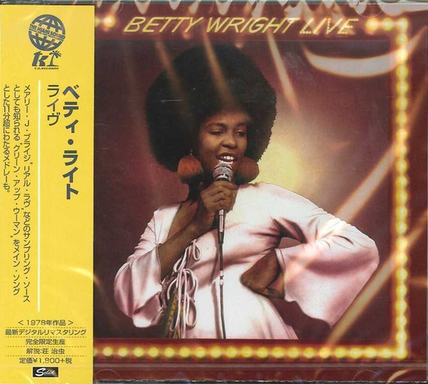 Betty Wright – Betty Wright Live.    new in seal    Japan   TK Miami sound