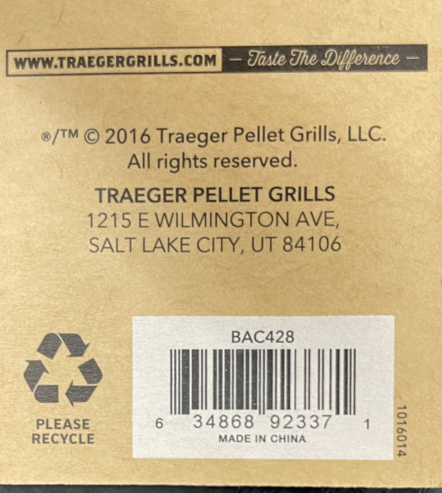 Traeger Sauce Mop 14-inch Wood Handle, BBQ Basting Brush, New with Tag