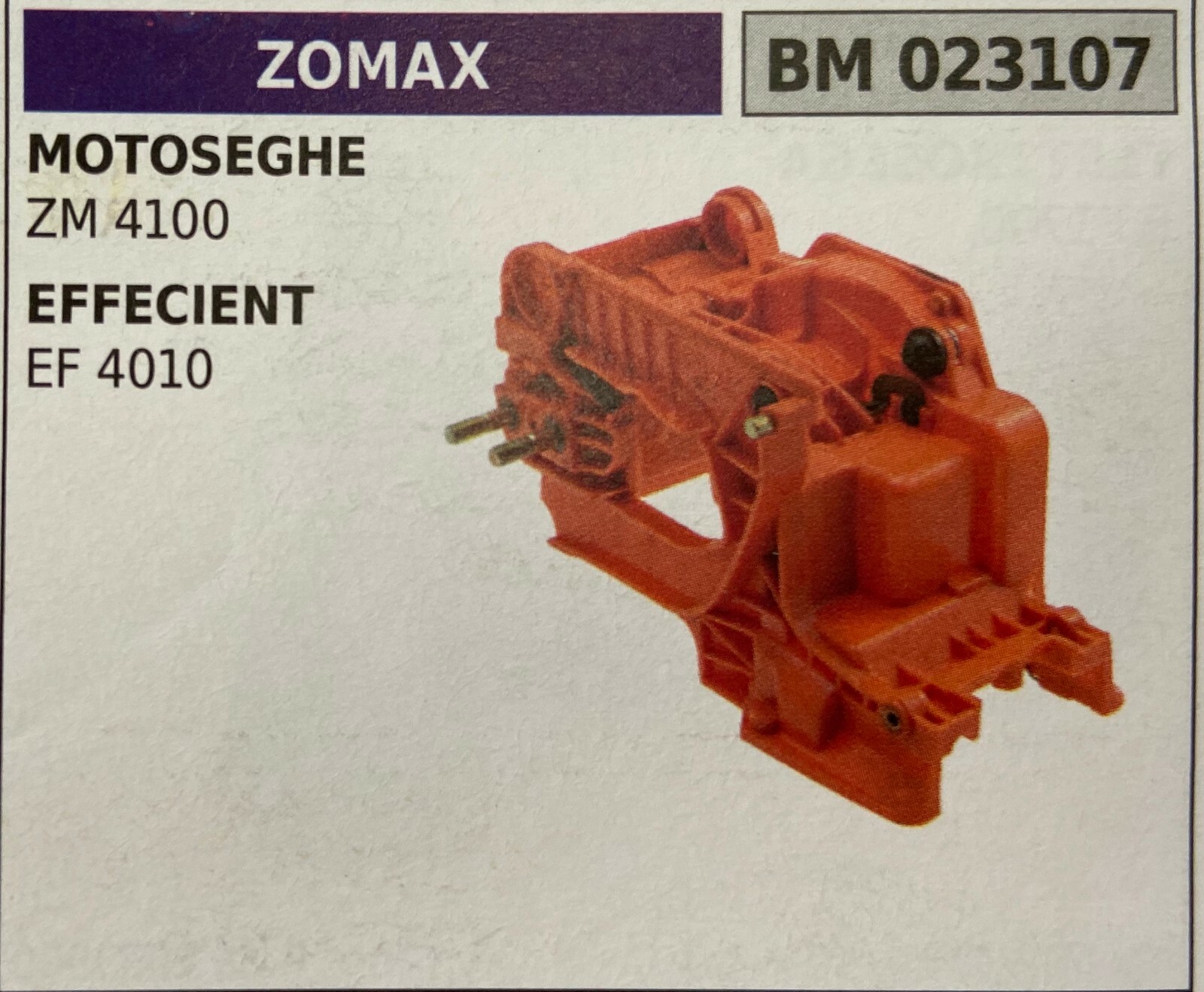 Serbatoio Zomax BM023107 per ZM 4100: Ridai Vita alla Tua Motosega