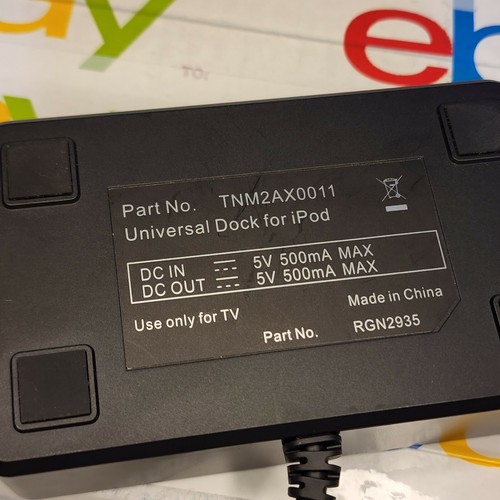 Panasonic Universal iPod Docking Station TNM2AX0011 Panasonic TV RGN2935 - Picture 4 of 5