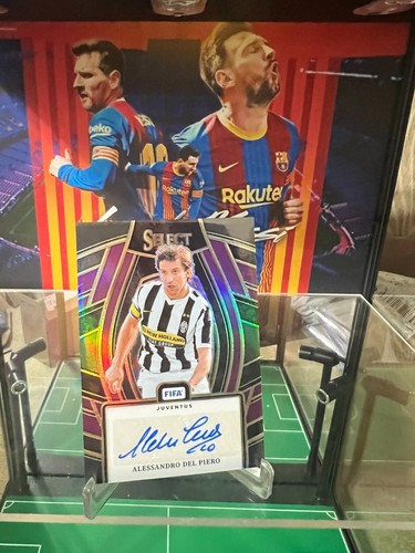 2023-24 Select FIFA Alessandro Del Piero Purple Prizm Signatures SS-ADP Auto /49 - Picture 13 of 20