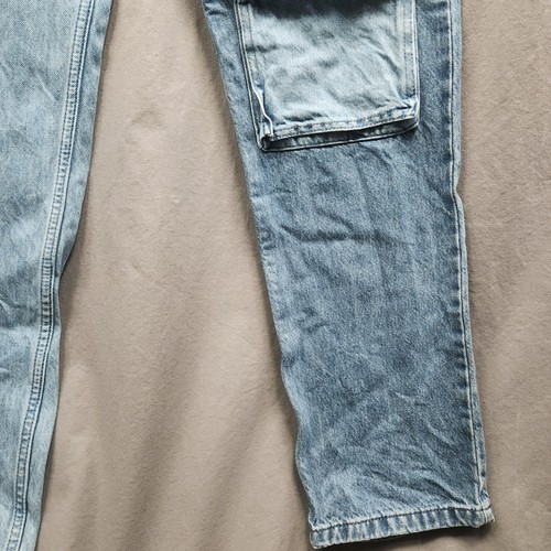 Daily Paper Jeans Denim Cargo Pockets Baggy Two Toned Men's S W 31 x L29 New - Picture 3 of 13