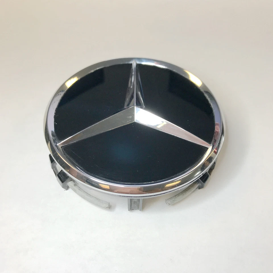 Tapa central única OEM negra/cromada para Mercedes-Benz 2204000125 85289 2012-2018 Foto 3 de 4
