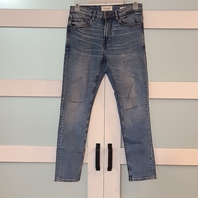 Pull &Bear Denim Jeans Slim Light Wash Sz EU 40  US 31 - EUC 29 Inseam 